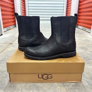 UGG Australia: Men’s Herrick 3032 Chelsea Black Pull On Boots